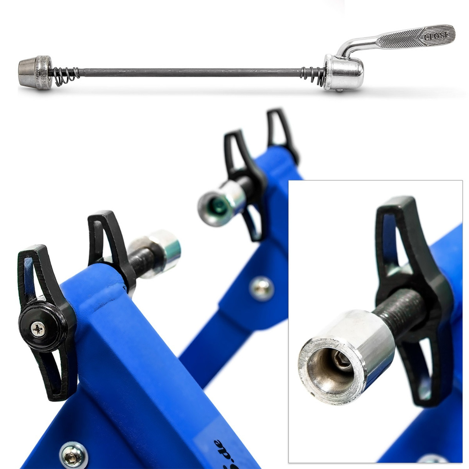 Bicycle trainer with 6 gears