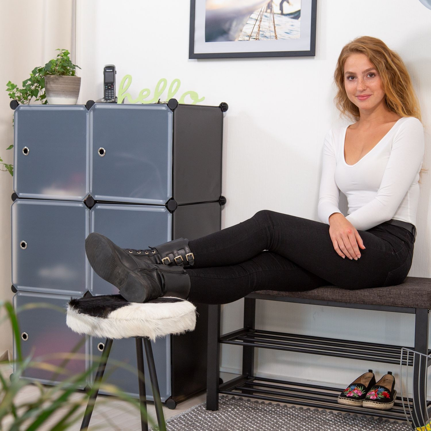 Regalsystem mit 6 Türen