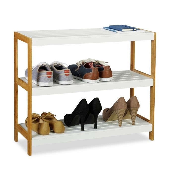 Shoe shelf white nature