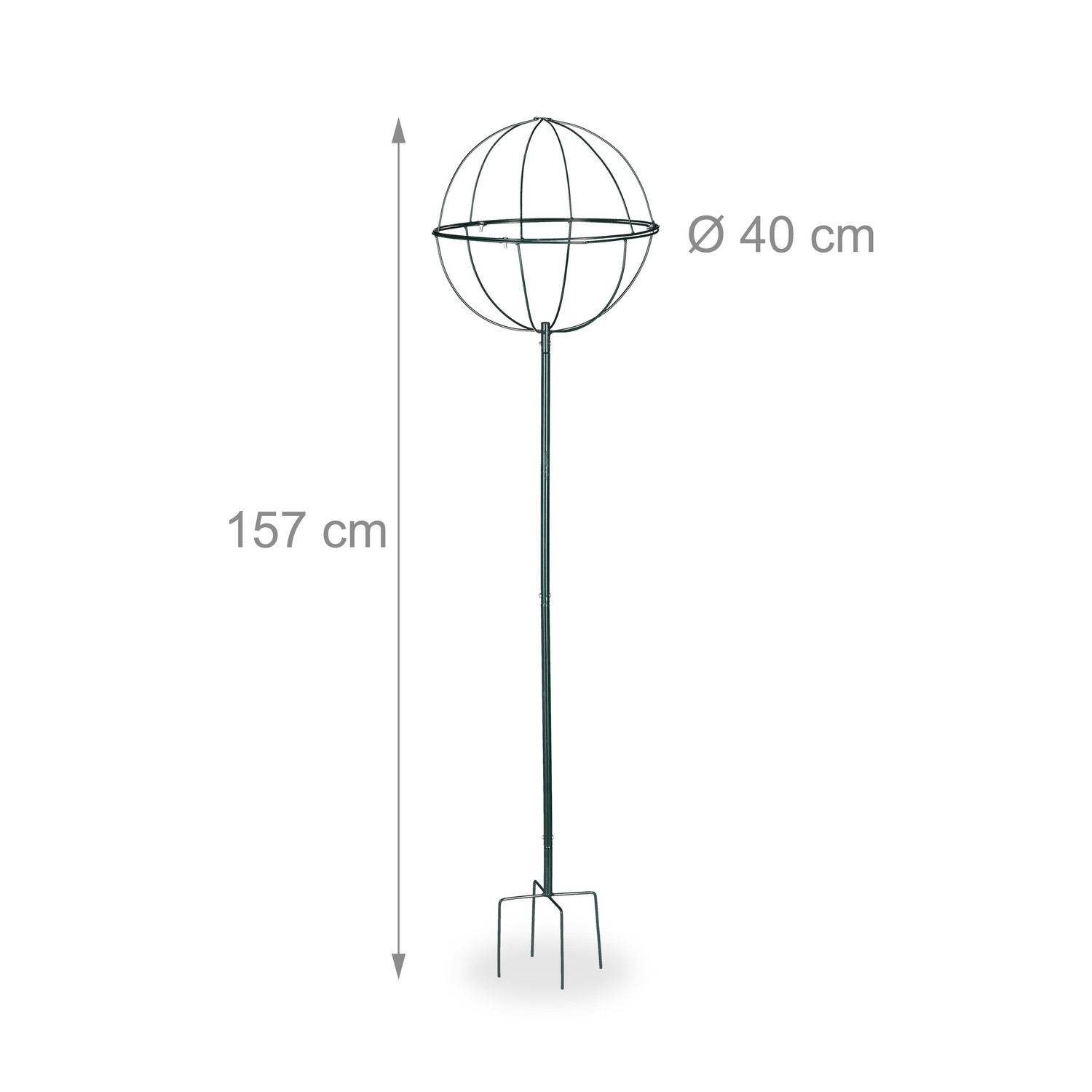Trellis globe set in two