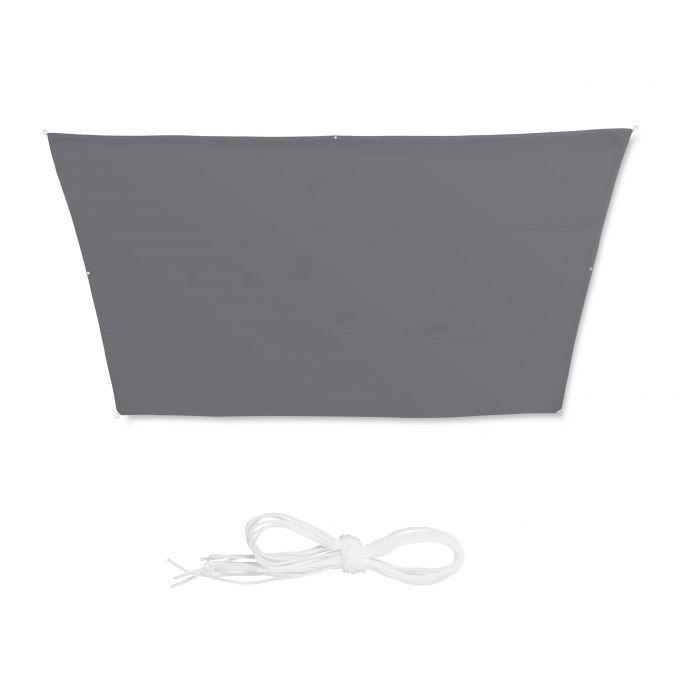 Vela solar trapezoidal gris