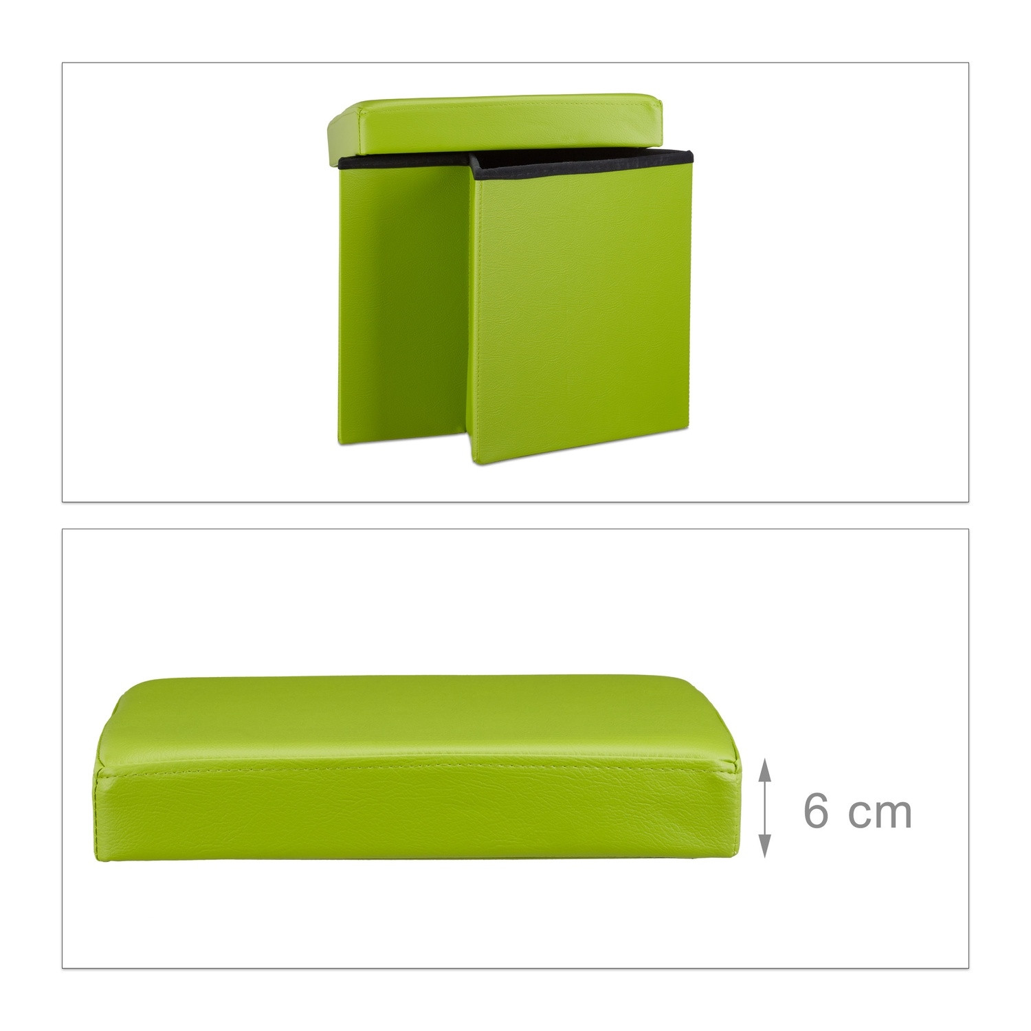 Klapphocker Kunstleder