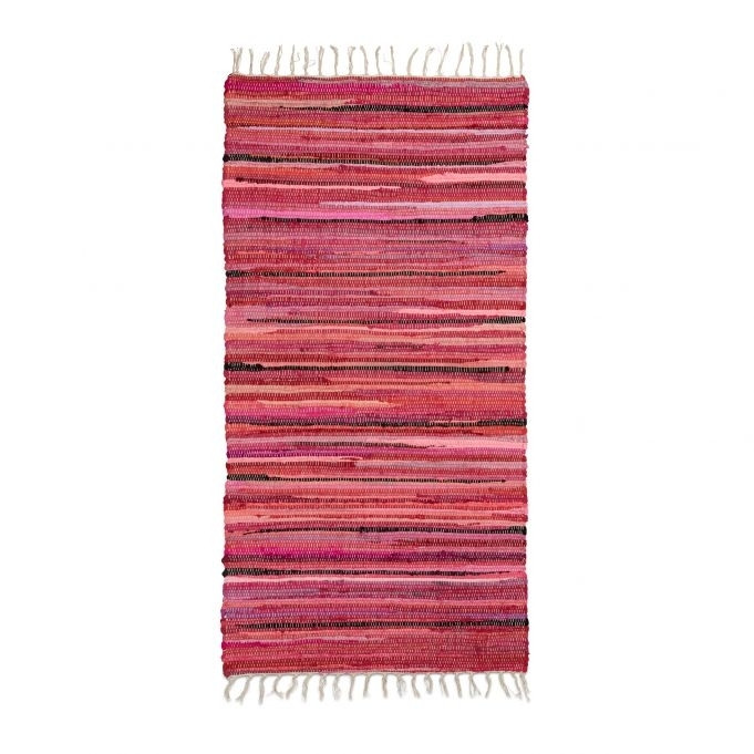 Tappeto di stracci multicolore