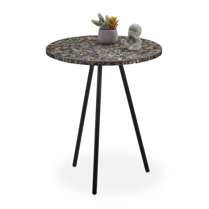 Table d'appoint en mosaïque