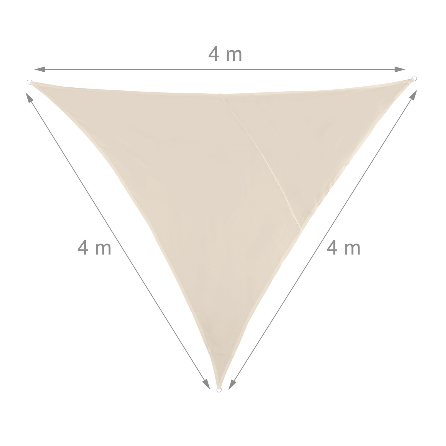 Sun sail triangular beige