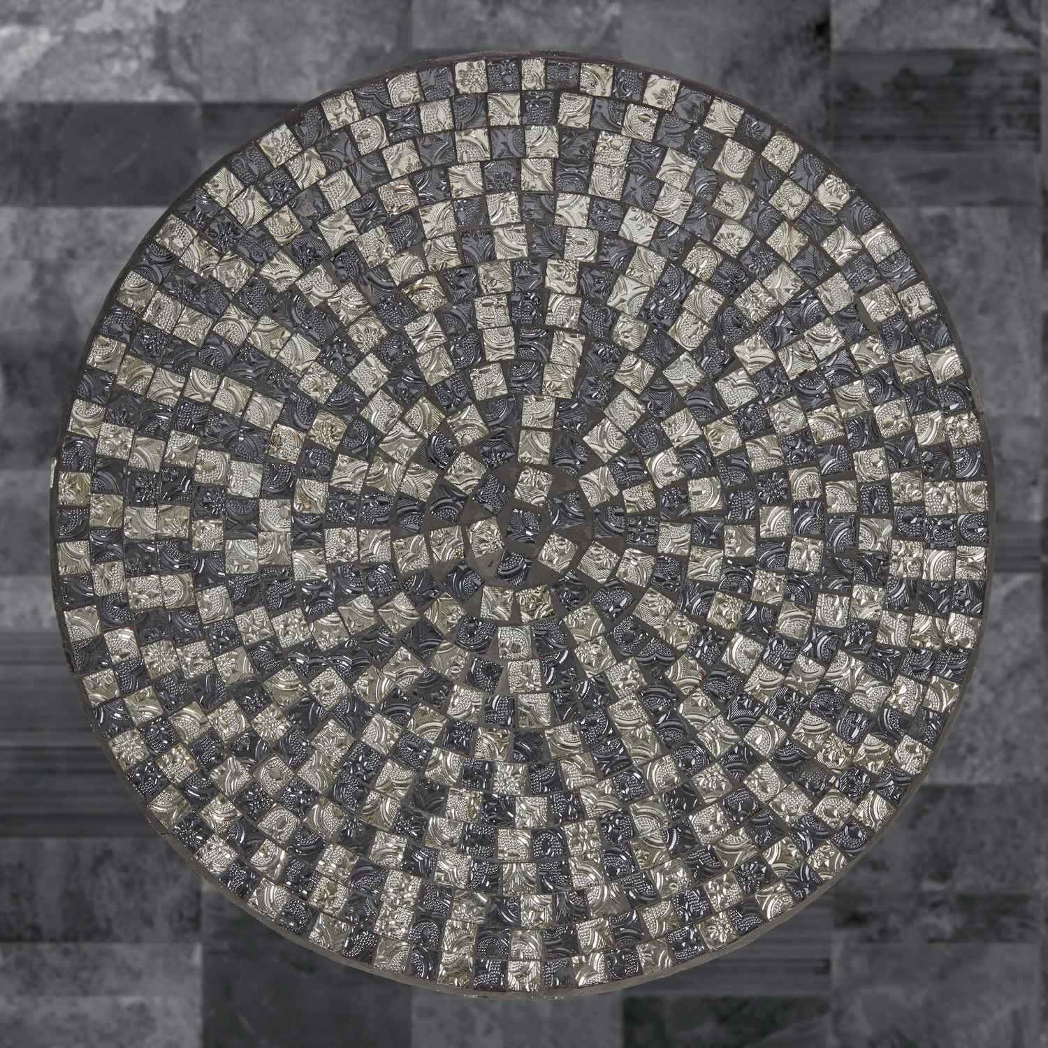 Mosaico de mesa auxiliar