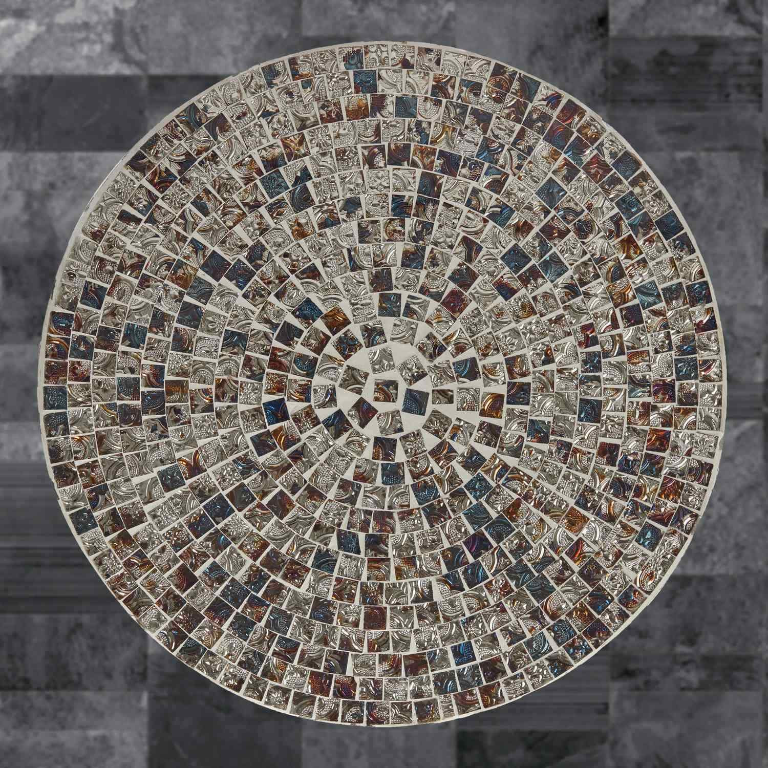 Table d'appoint en mosaïque