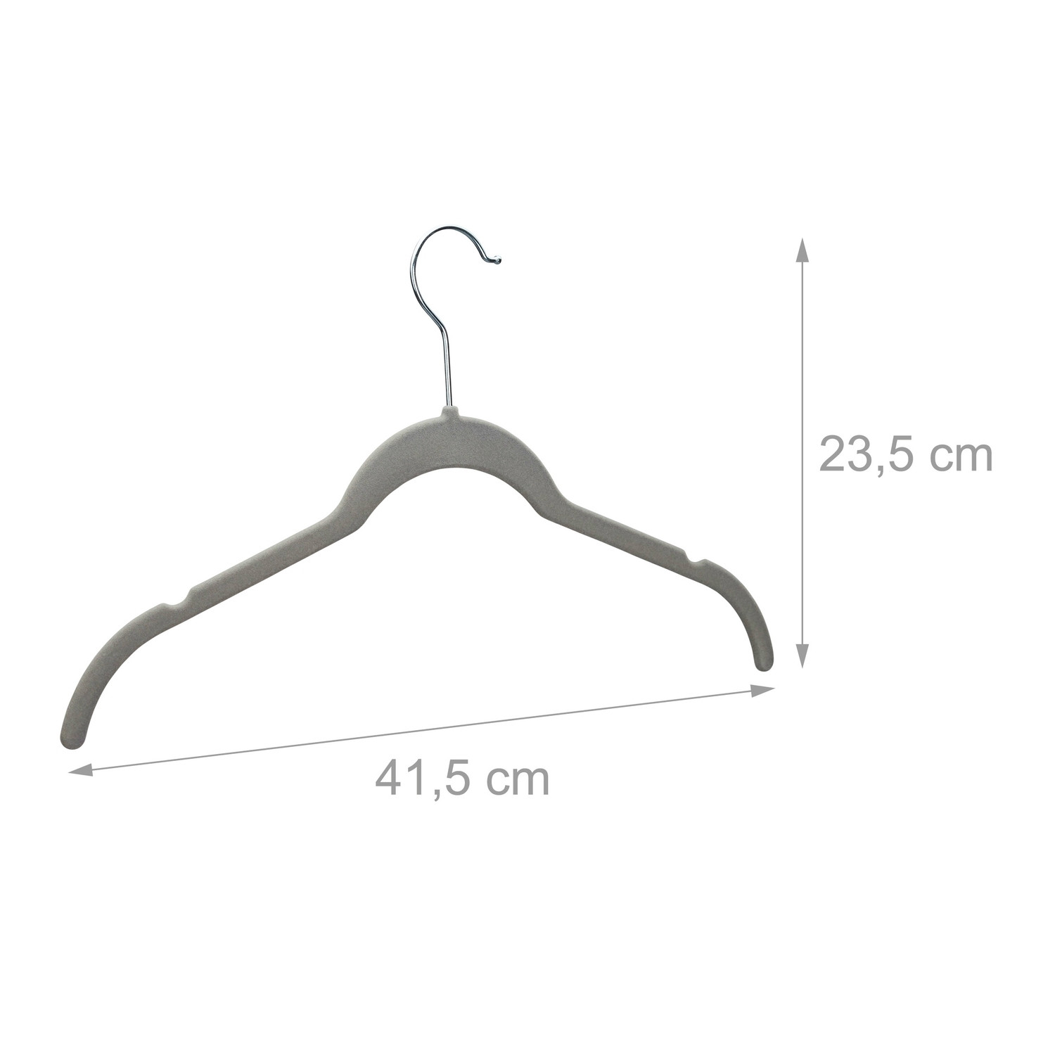 Percha de terciopelo