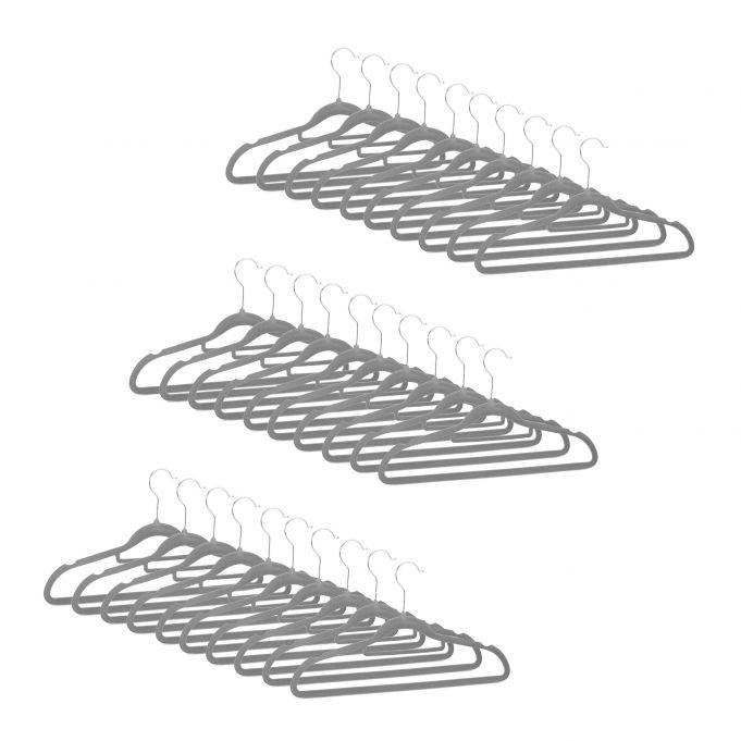 Percha de terciopelo