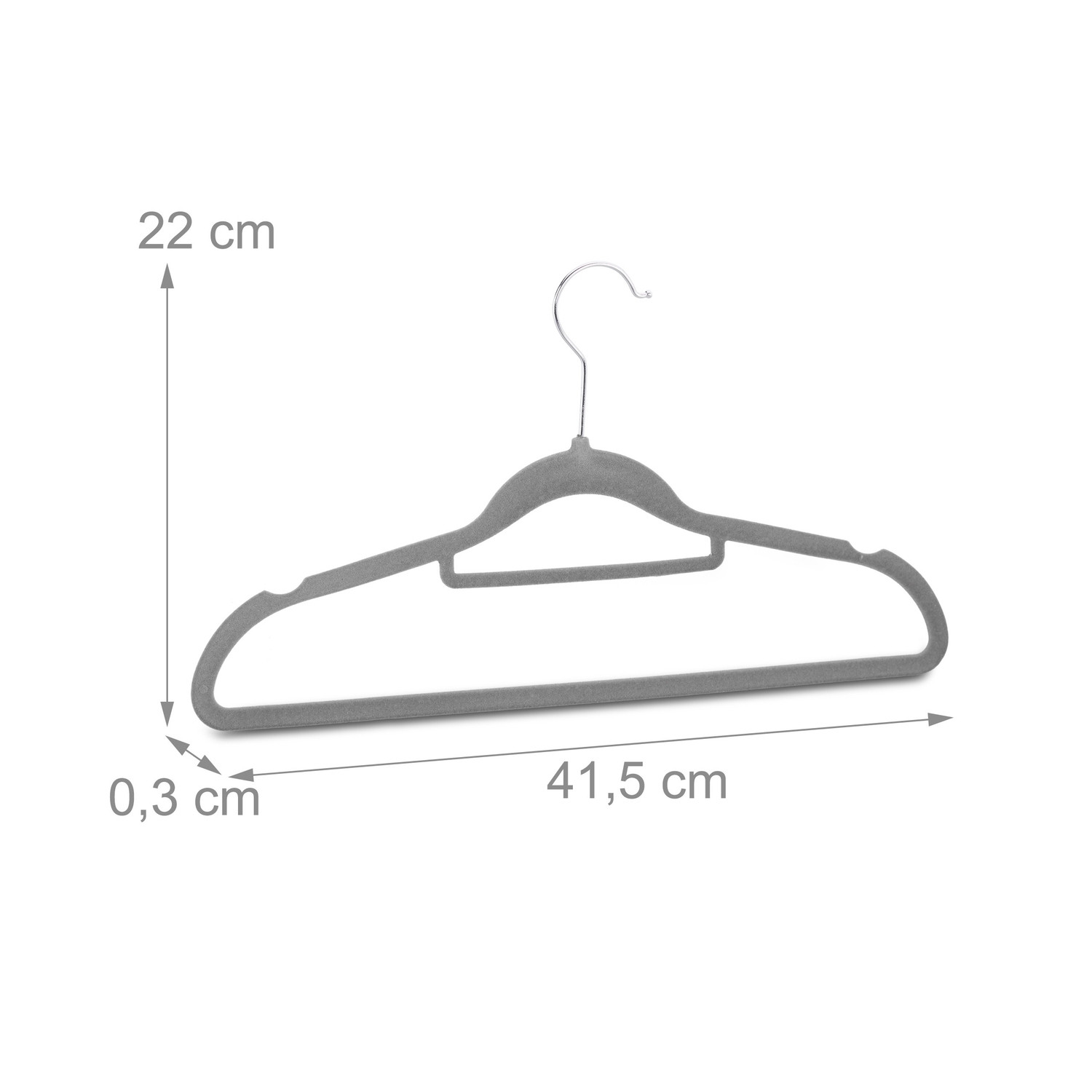 Hanger in fluweel