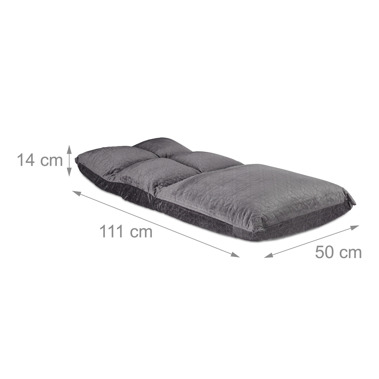 Chaise de sol avec dossier réglable