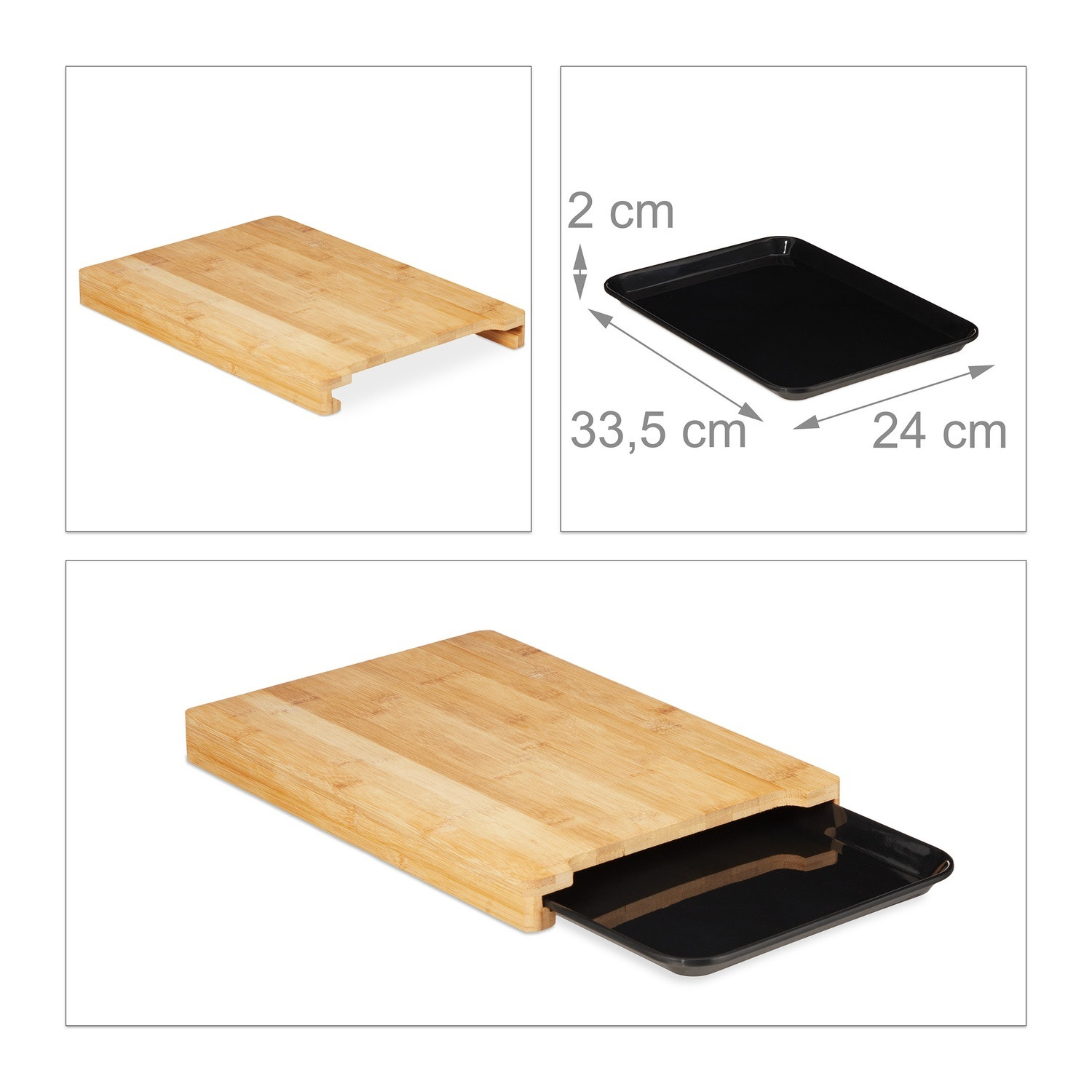 Snijplank met lekbak