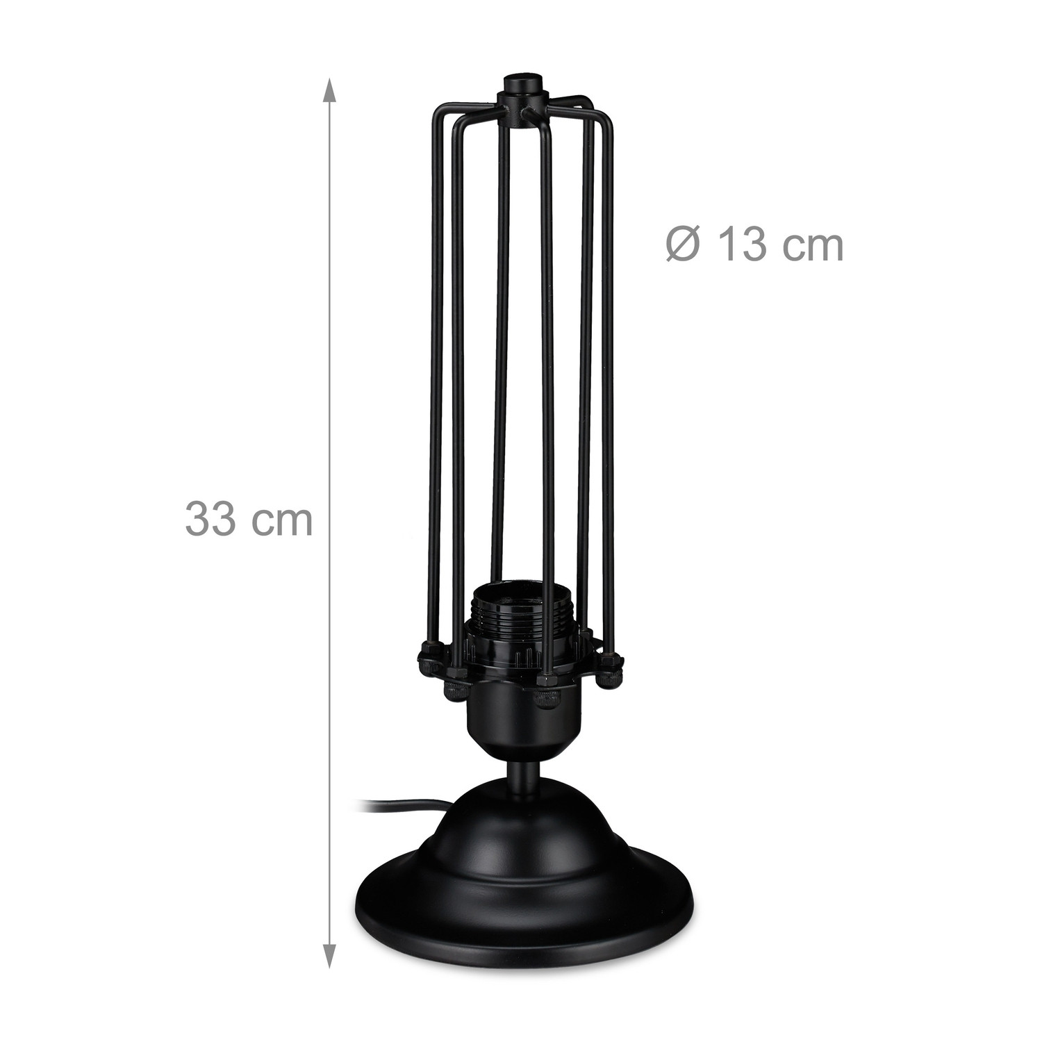 Lampe de table de style industriel