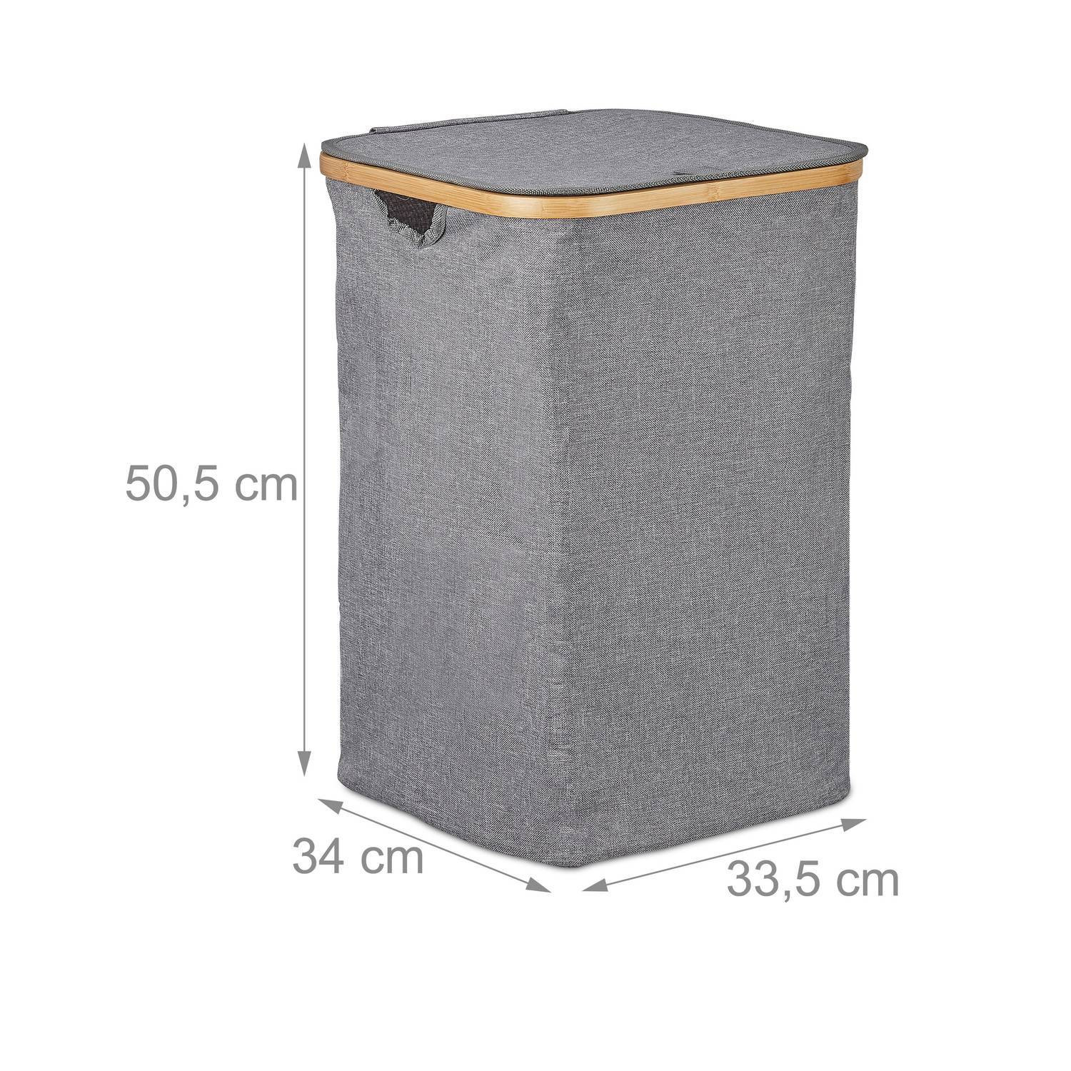 Laundry basket with lid square