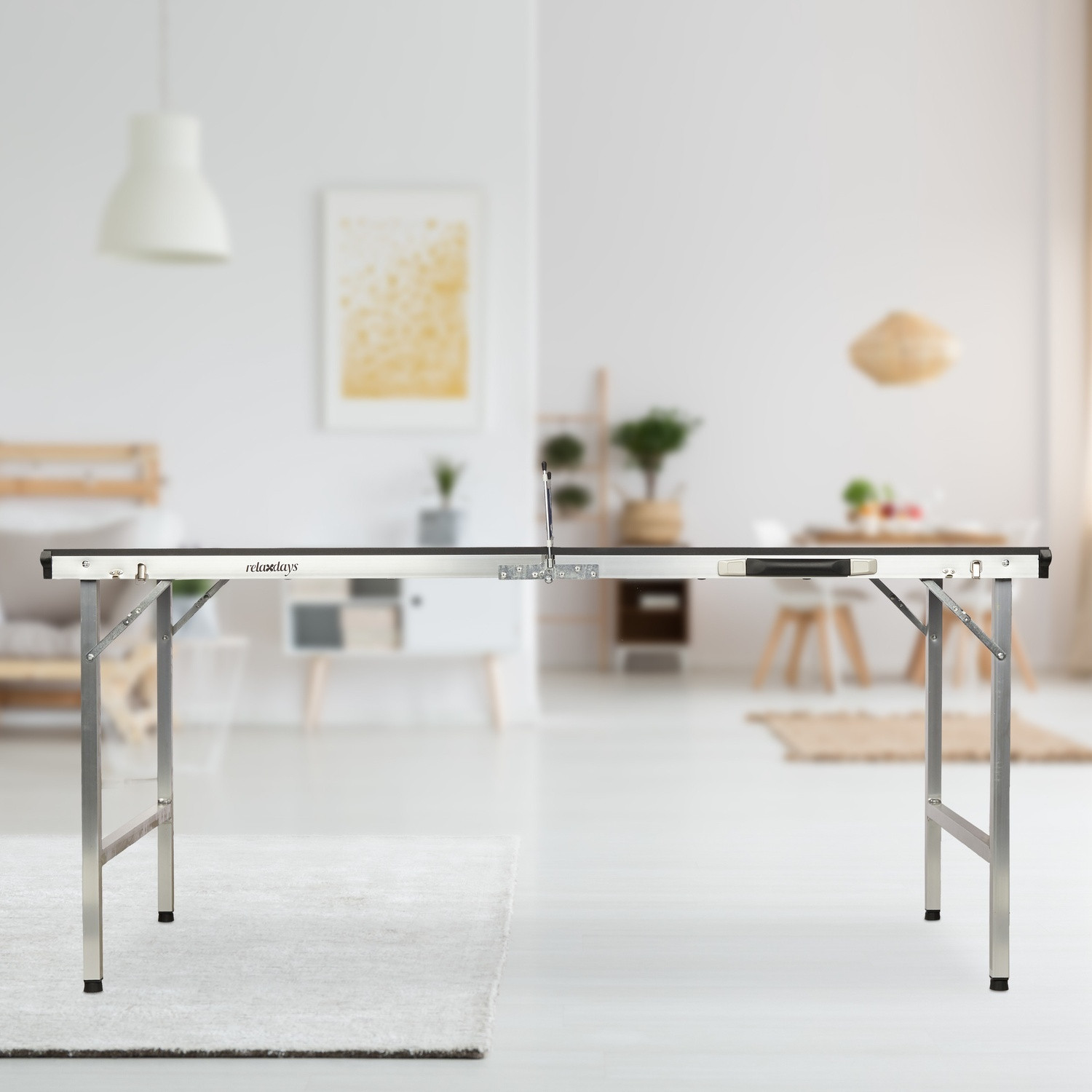 Table de ping-pong pliante avec accessoires