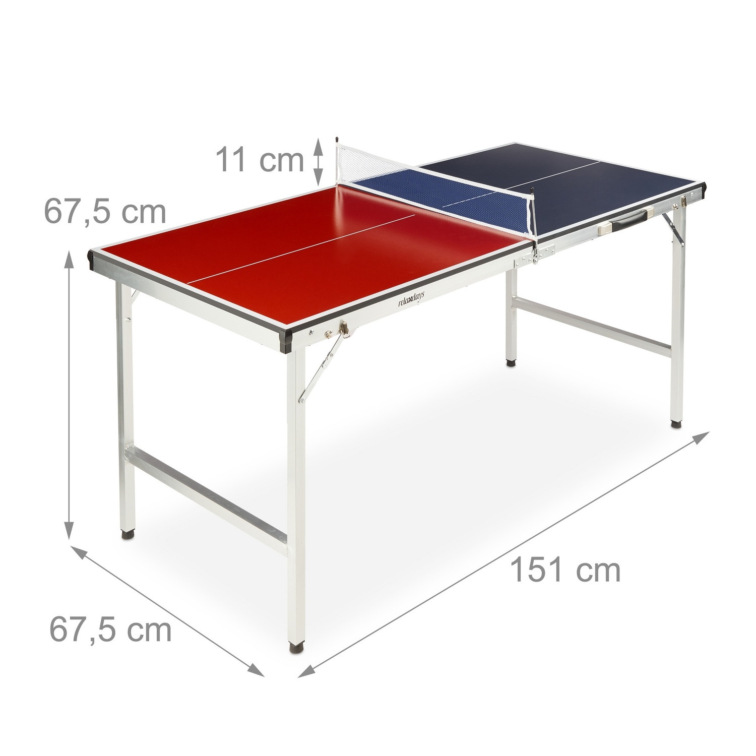 Table de ping-pong pliante avec accessoires