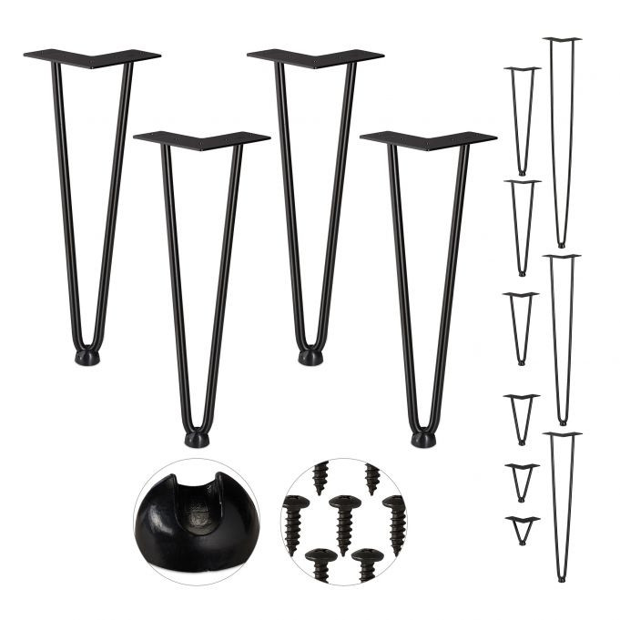 Möbelbein-Haarnadel 4er-Set