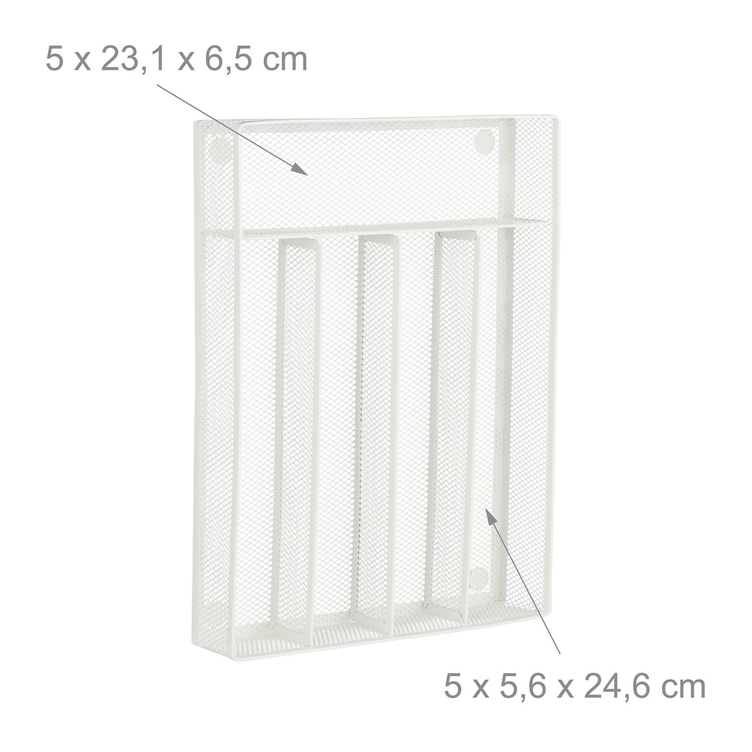 Range-couverts en métal blanc