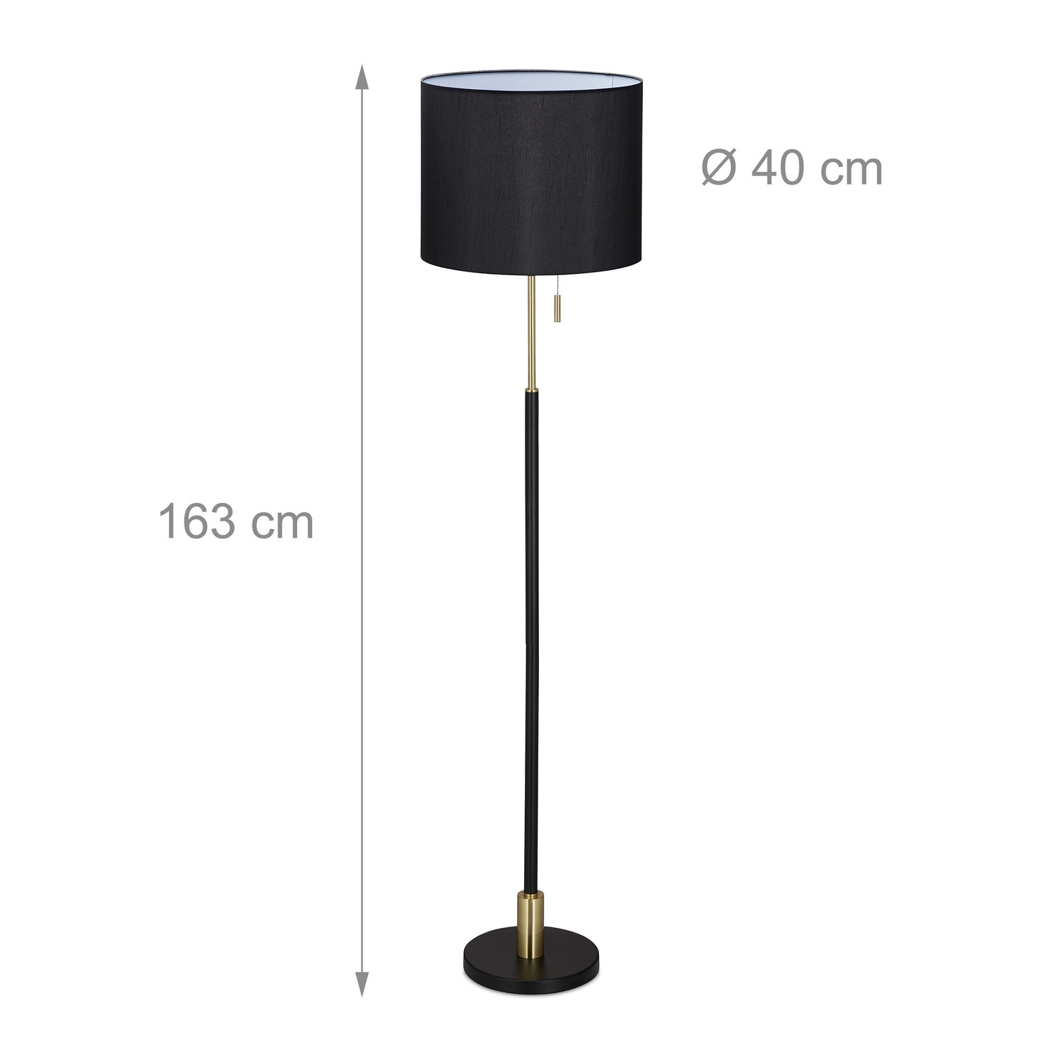 Floor lamp black