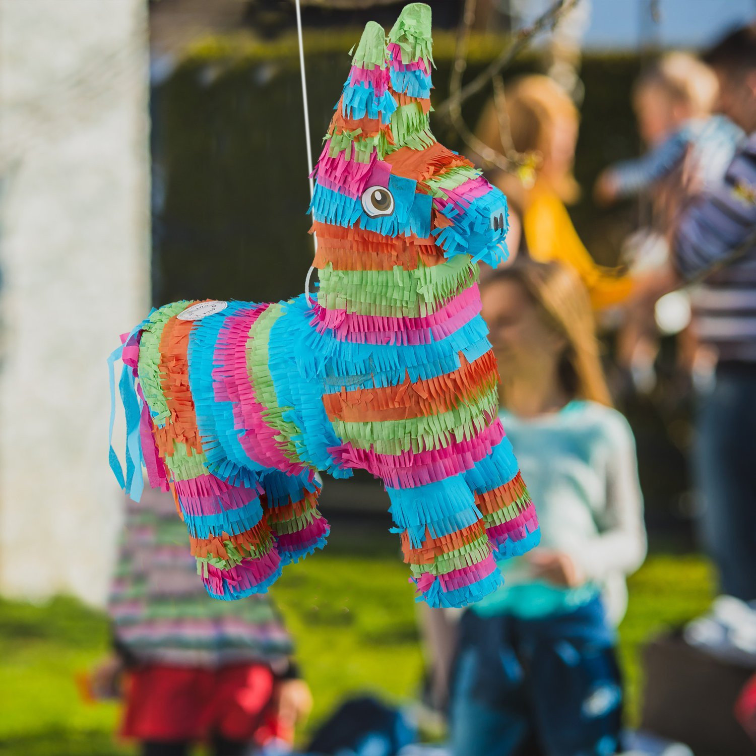 Piñata Esel bunt
