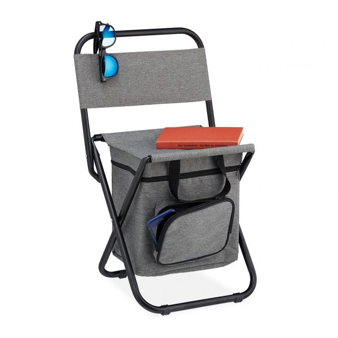 Taburete de camping con respaldo
