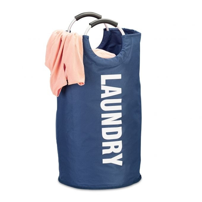 Panier à linge pliable avec poignée