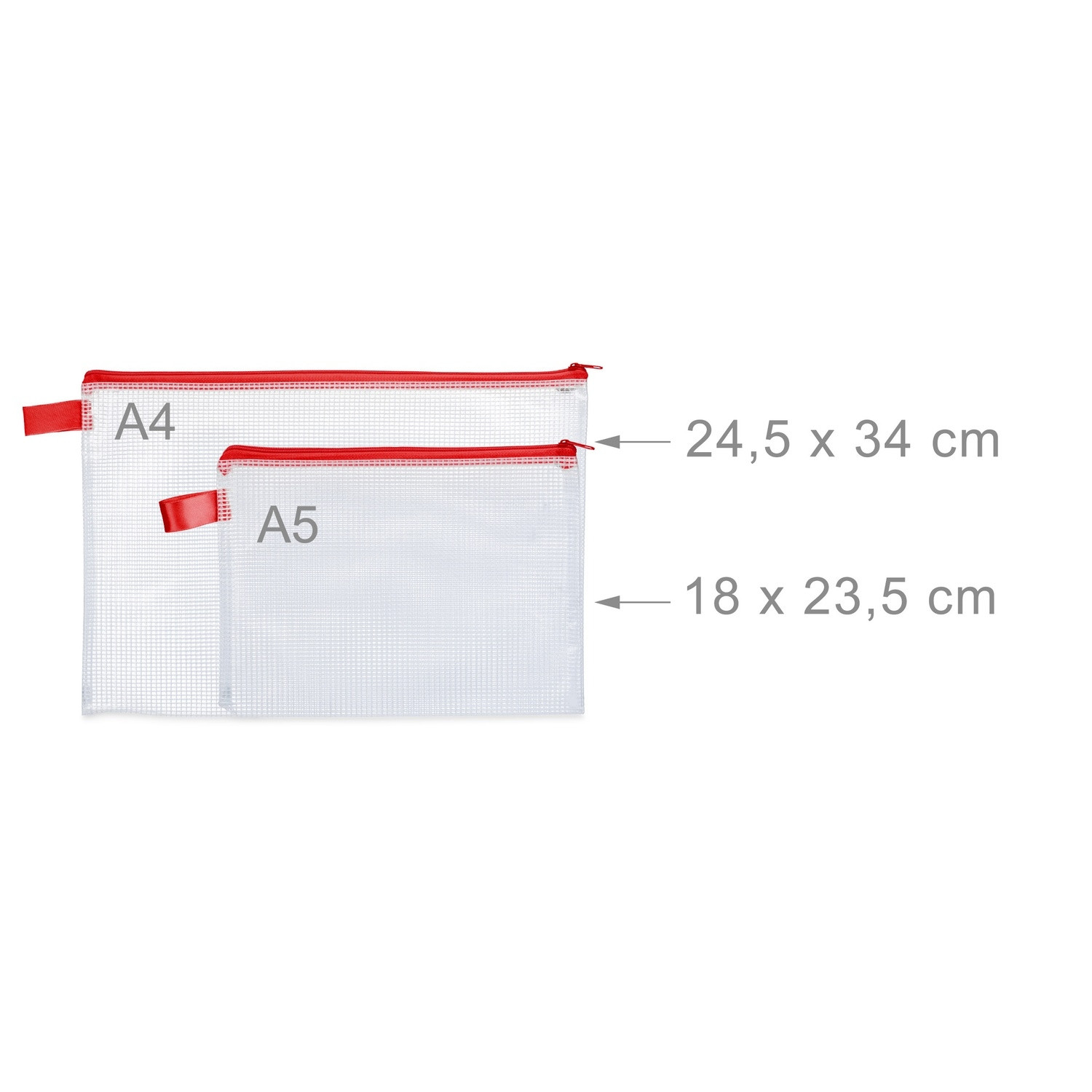 Bolsa para documentos 6 peças