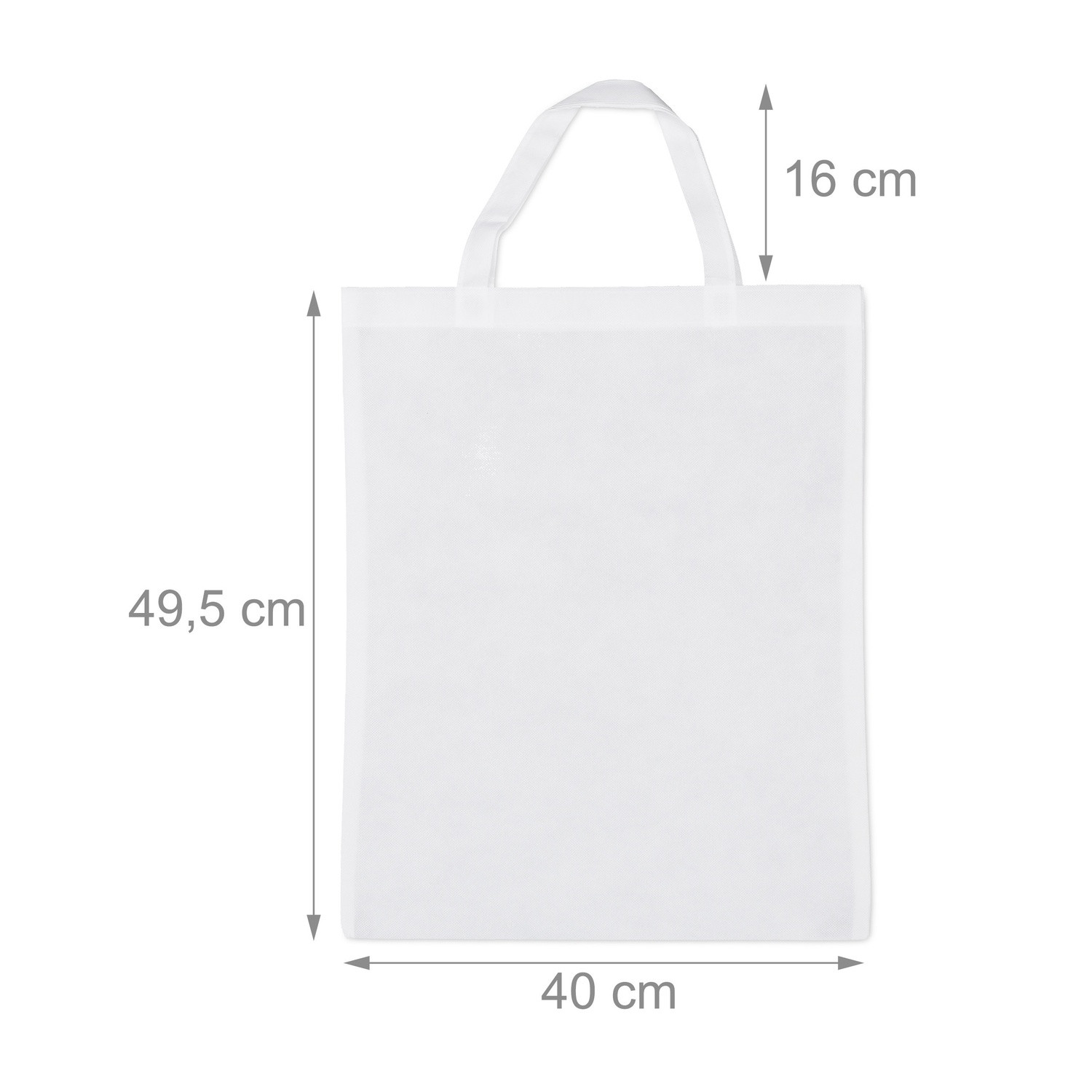 Conjunto de saco de pano com 10