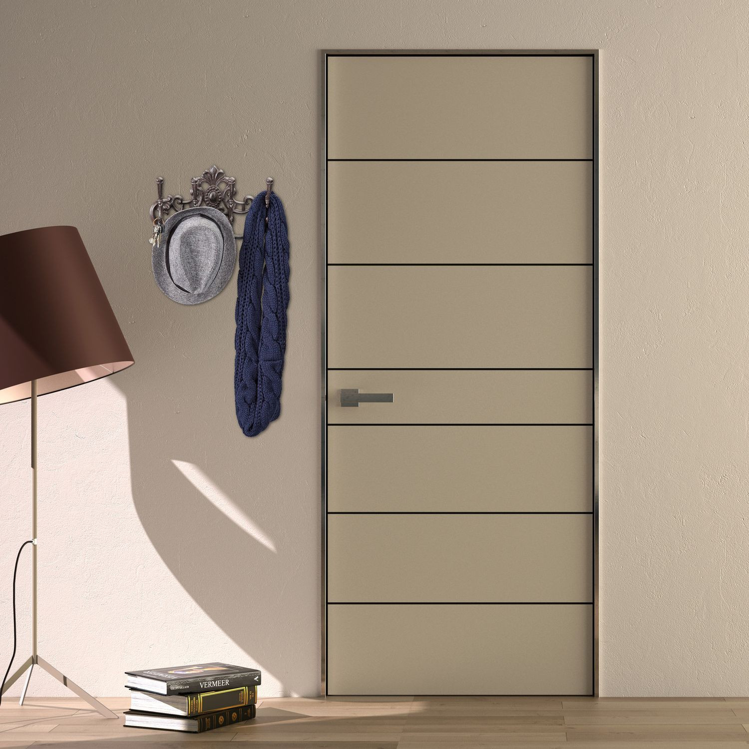 Cabide decorativo, parede