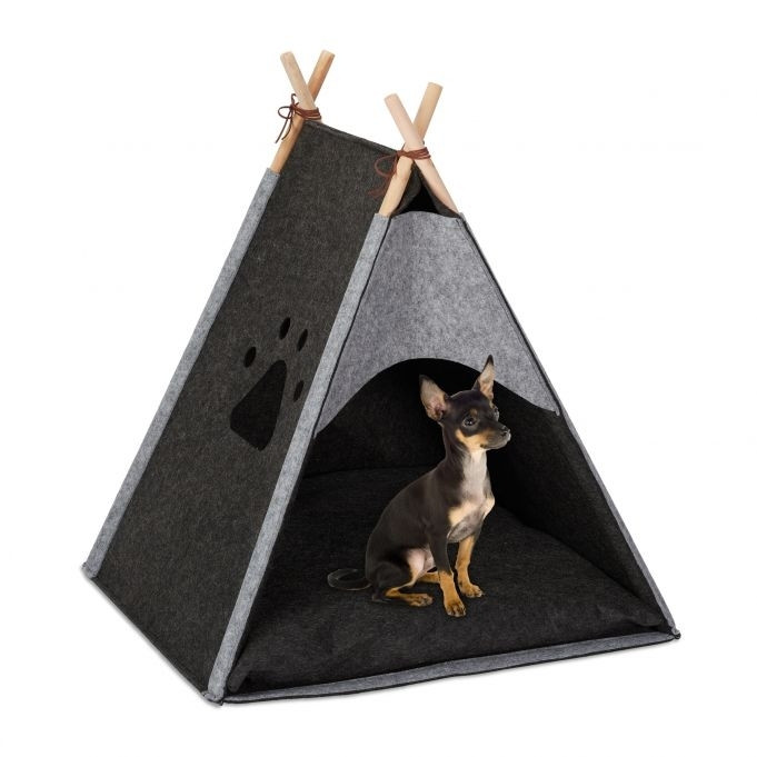 Cama para perros de fieltro