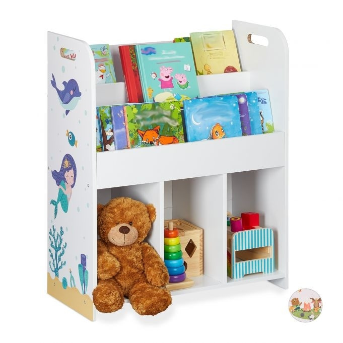 Scaffale per bambini per libri e giocattoli