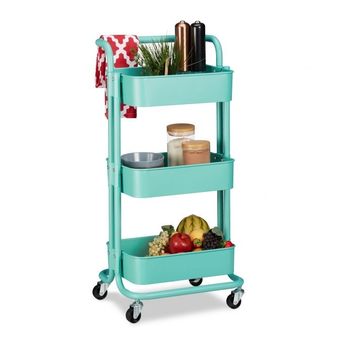 Trolley met 3 planken