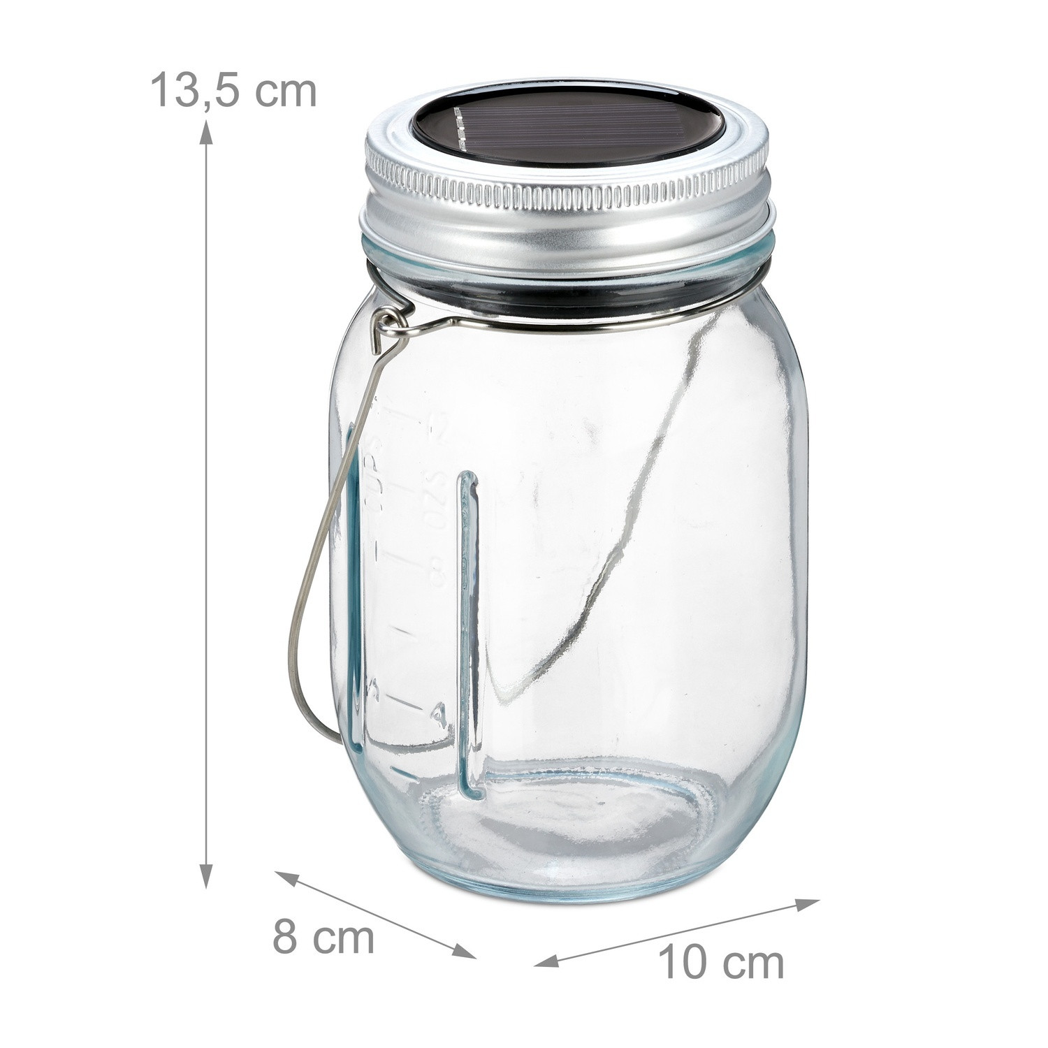 Conjunto de 2 lanternas solares