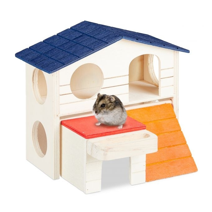 Casa de madeira para hamster