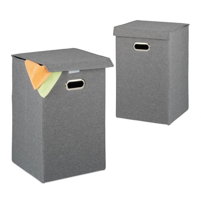 Wasmand set van 2 opvouwbaar