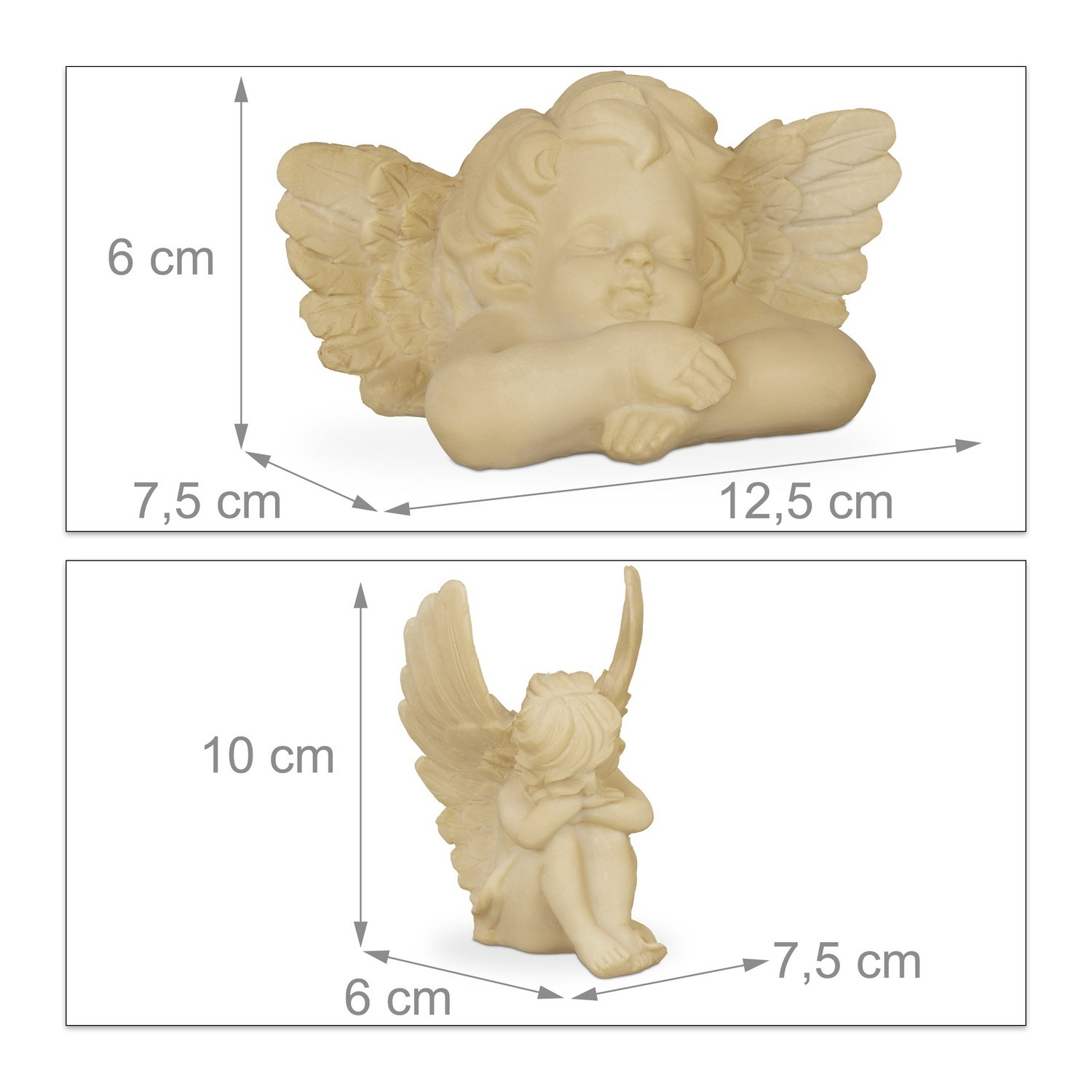 Ensemble de 2 anges creuseurs