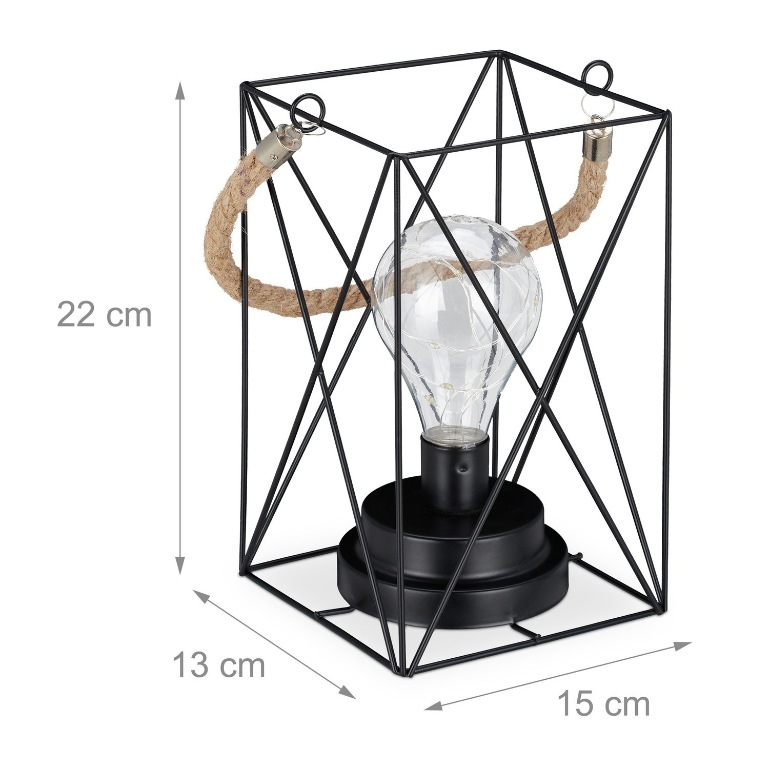 Lampe de table vintage LED