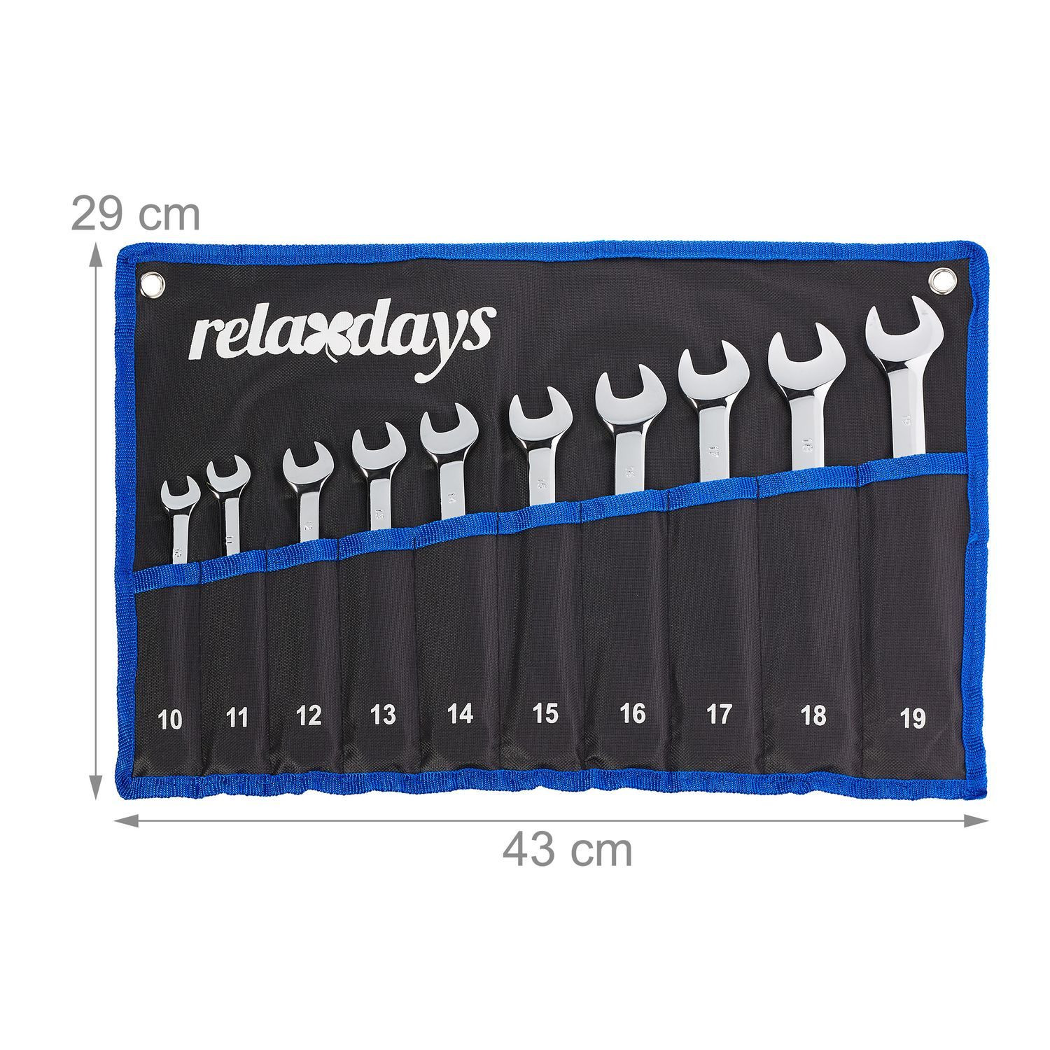 Flexibele steeksleutelset 10-dlg.
