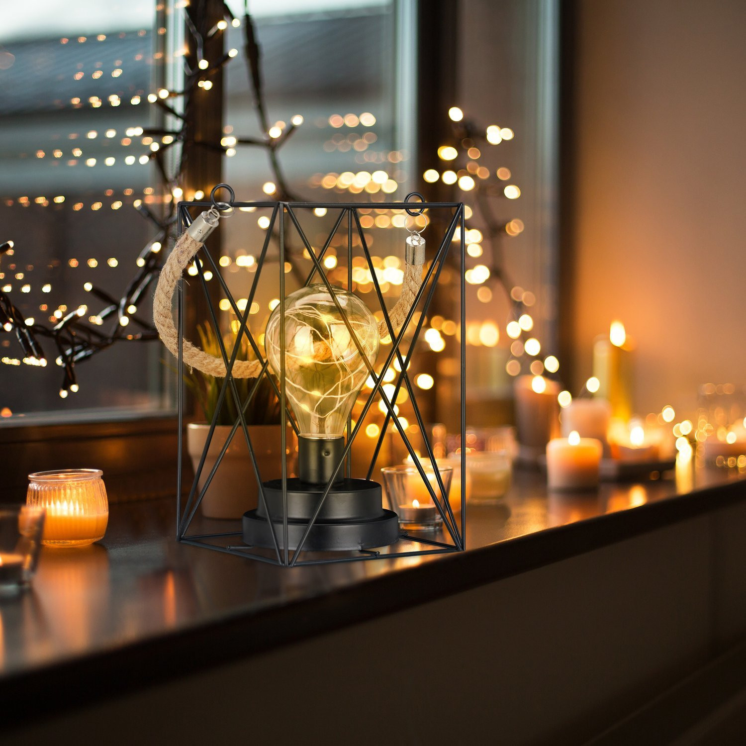Lampe de table vintage LED