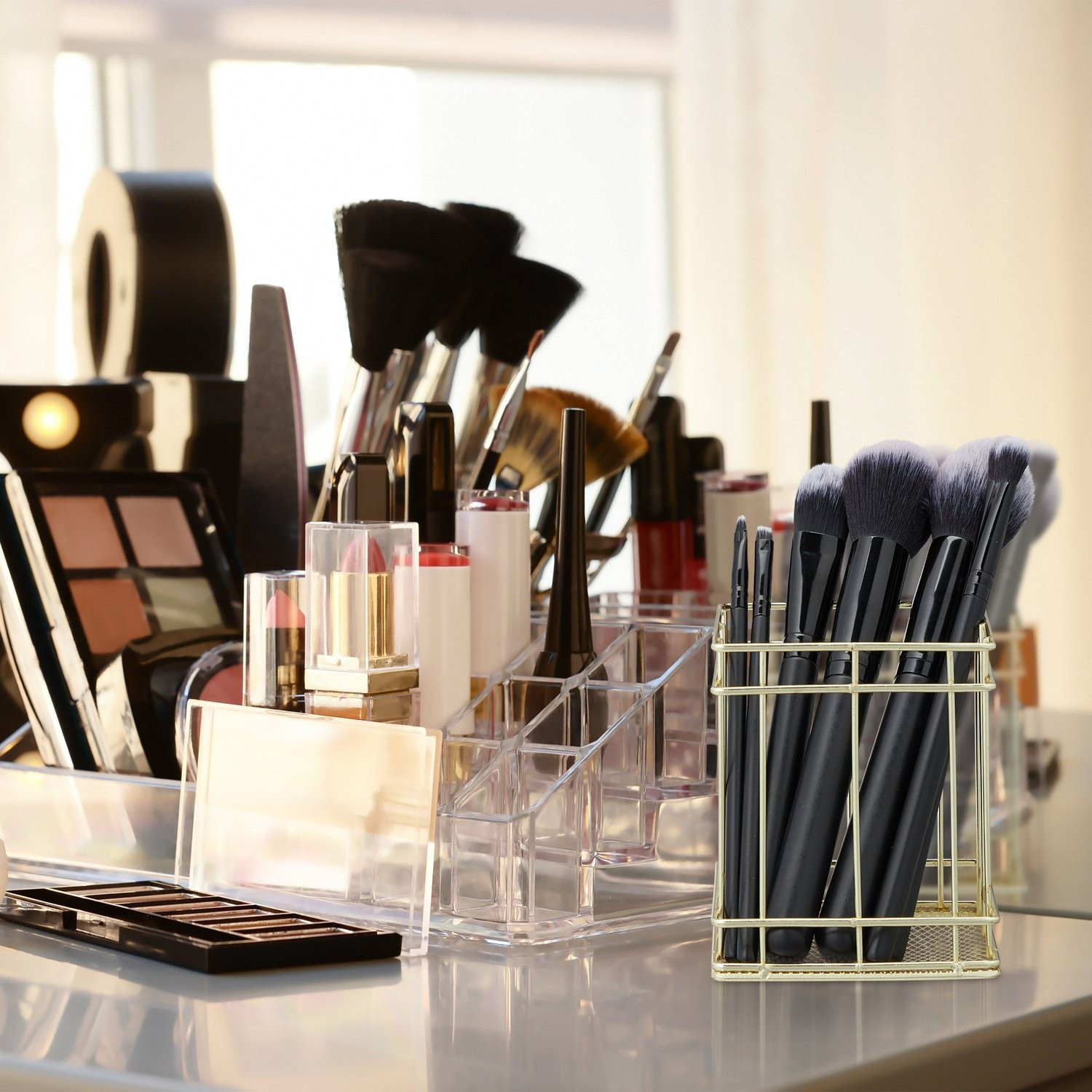 Supporto per pennelli da trucco