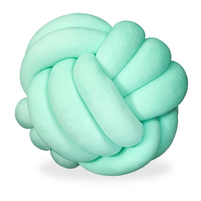 Knot cushion solid color
