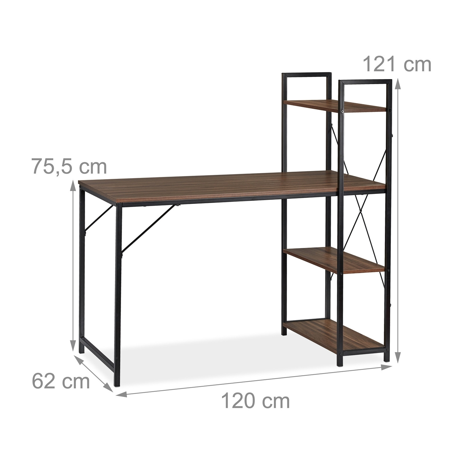 Bureau met plank