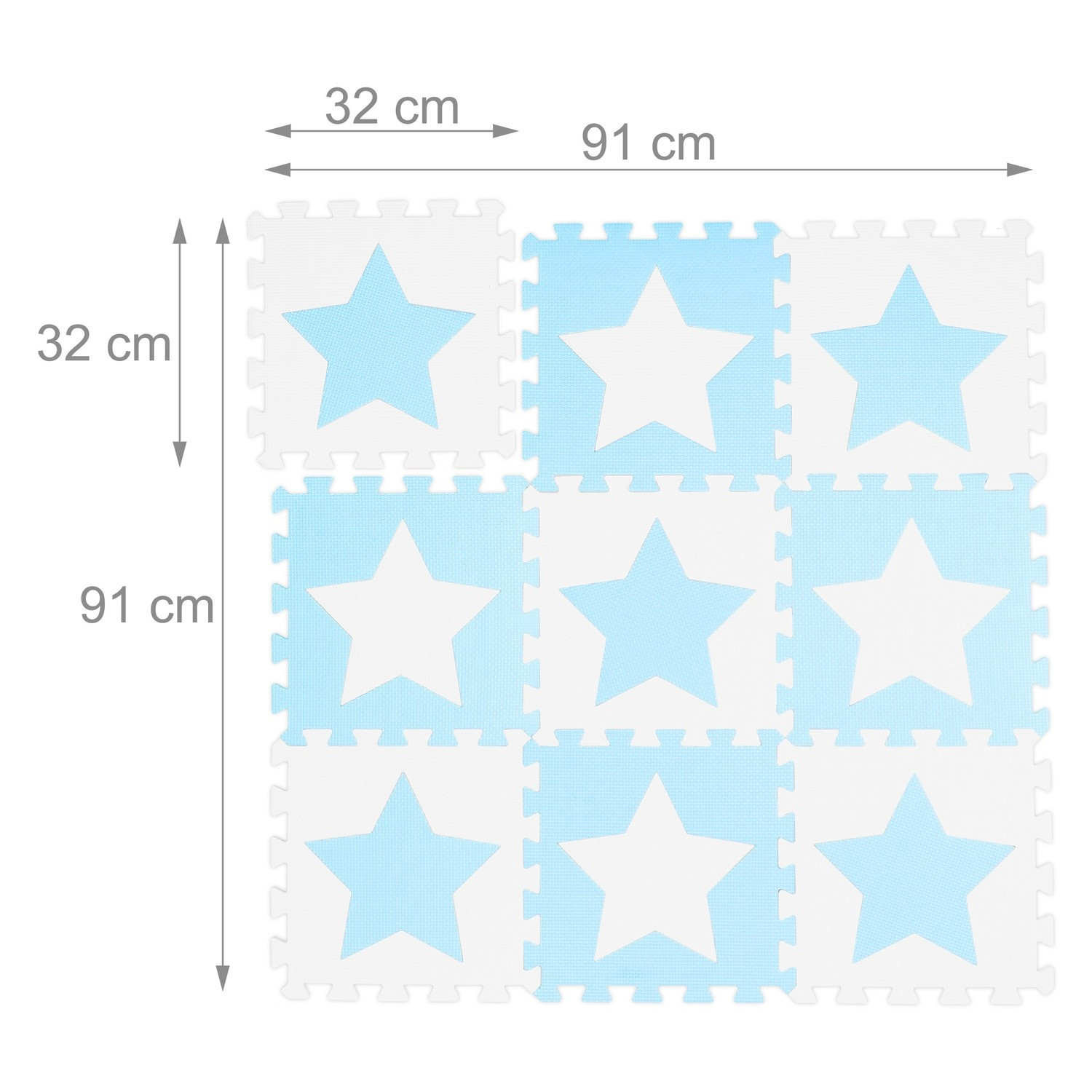 Spielmatte Puzzle, Stern