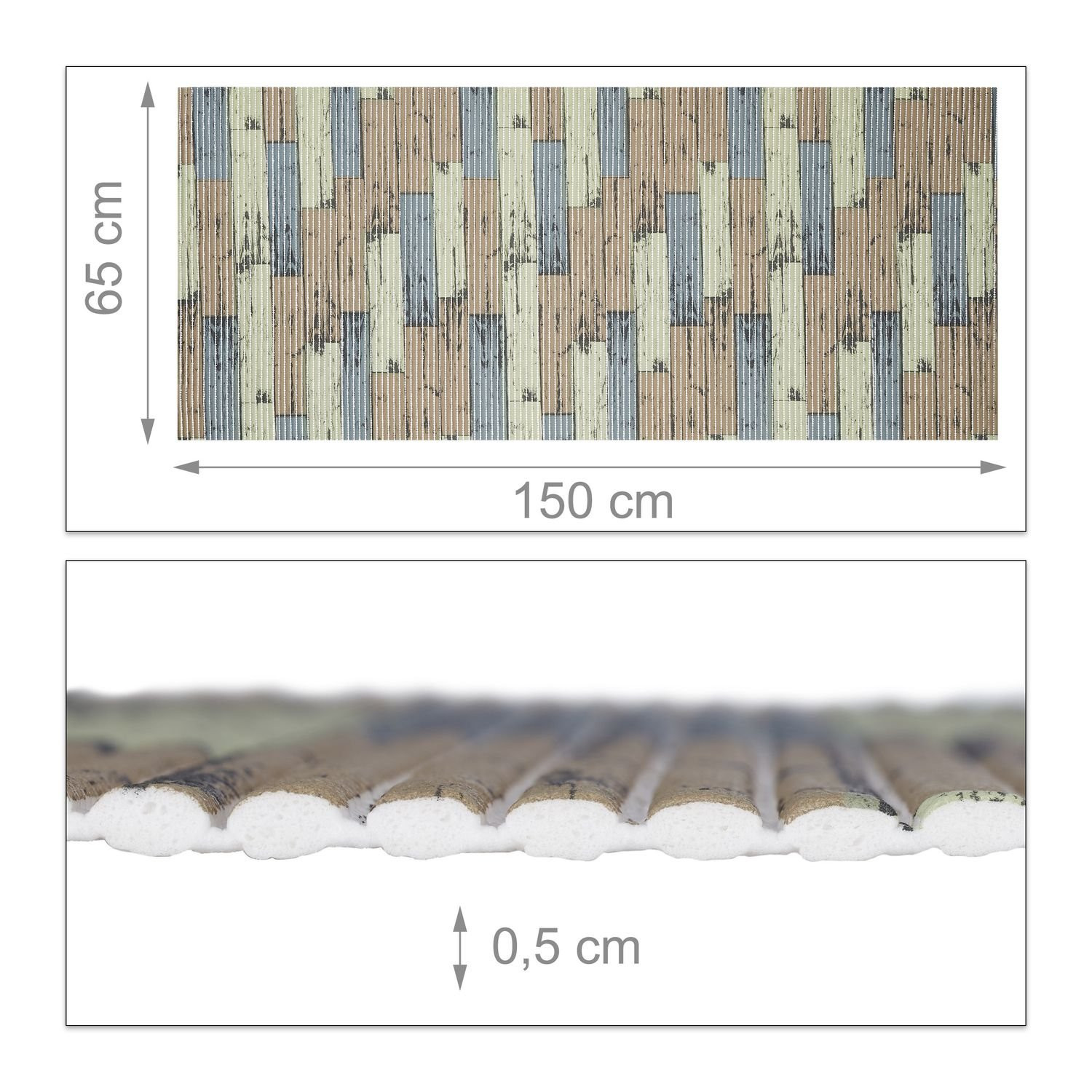 Bathroom mat in soft foam