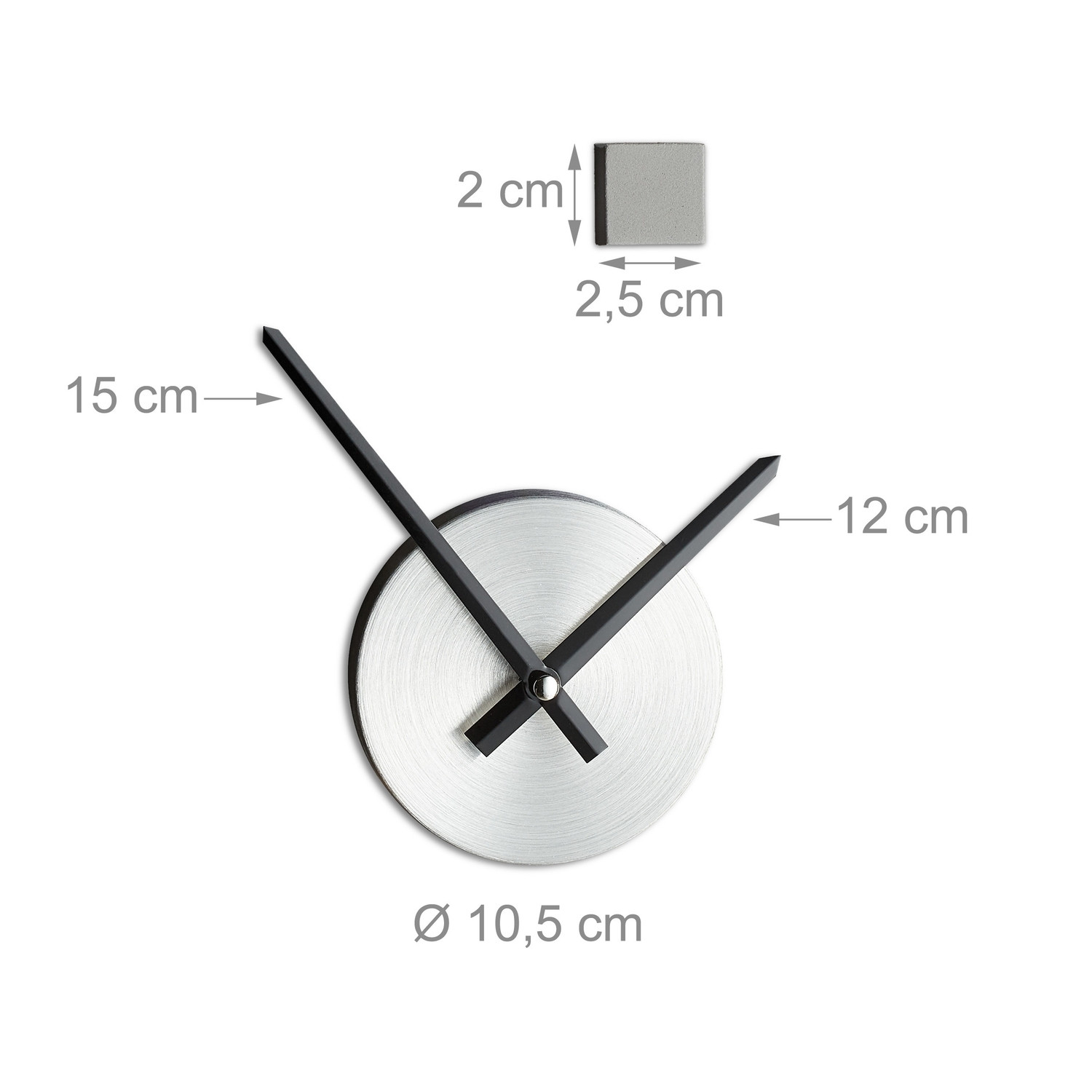 Wanduhr DIY modern