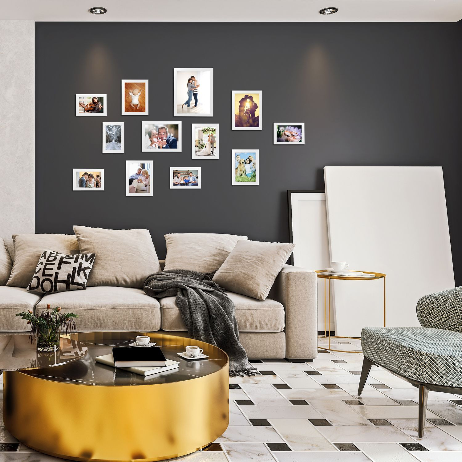 Fotolijstenset van 12