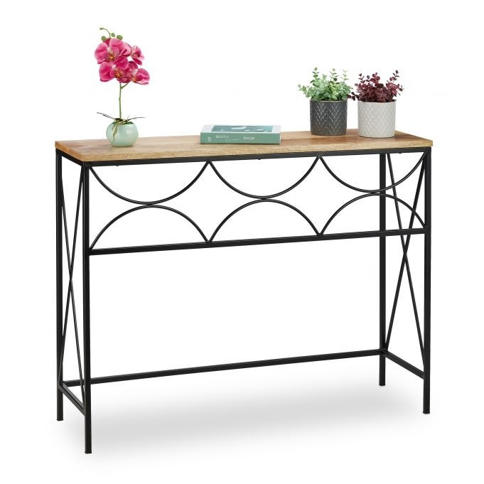 Table console en bois de manguier