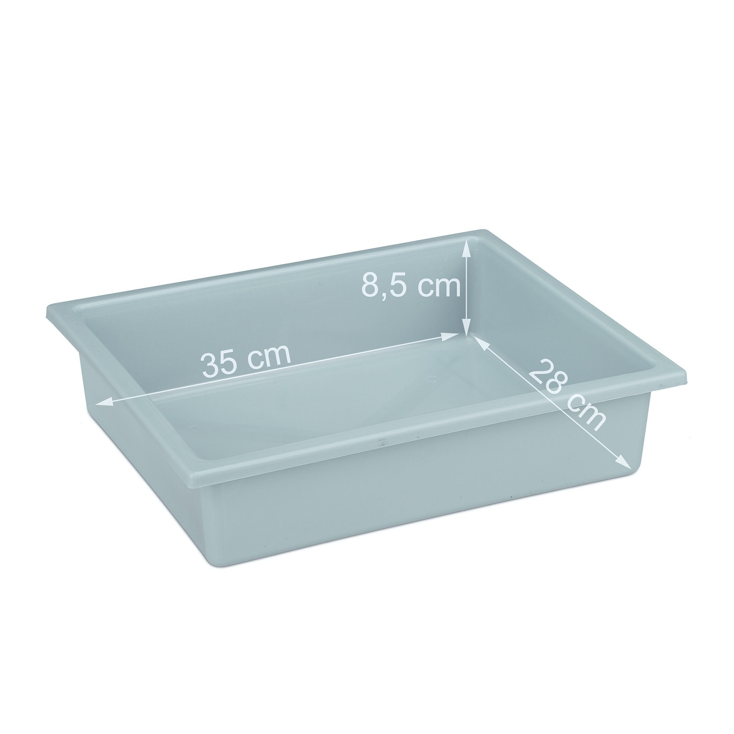 Mesa de plantio cinza com rodas