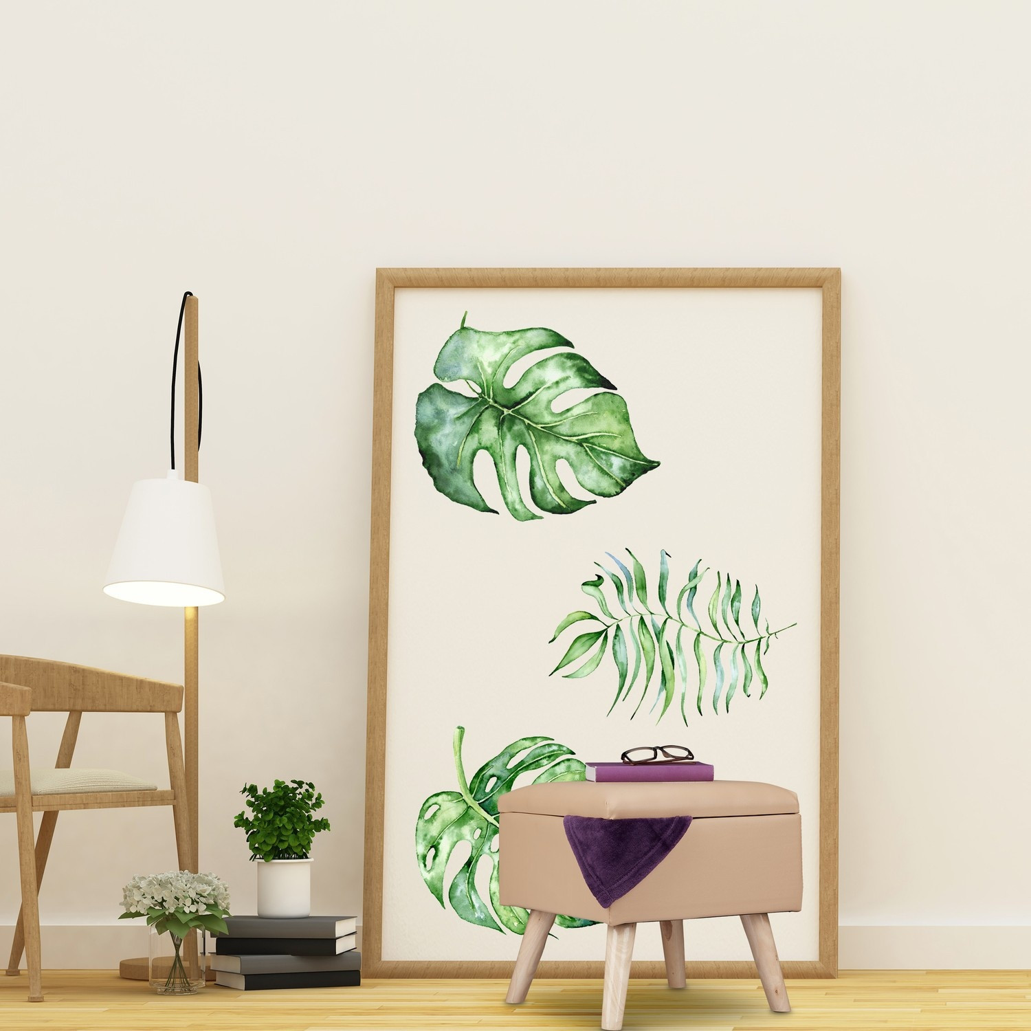 Hocker mit Stauraum Kunstleder
