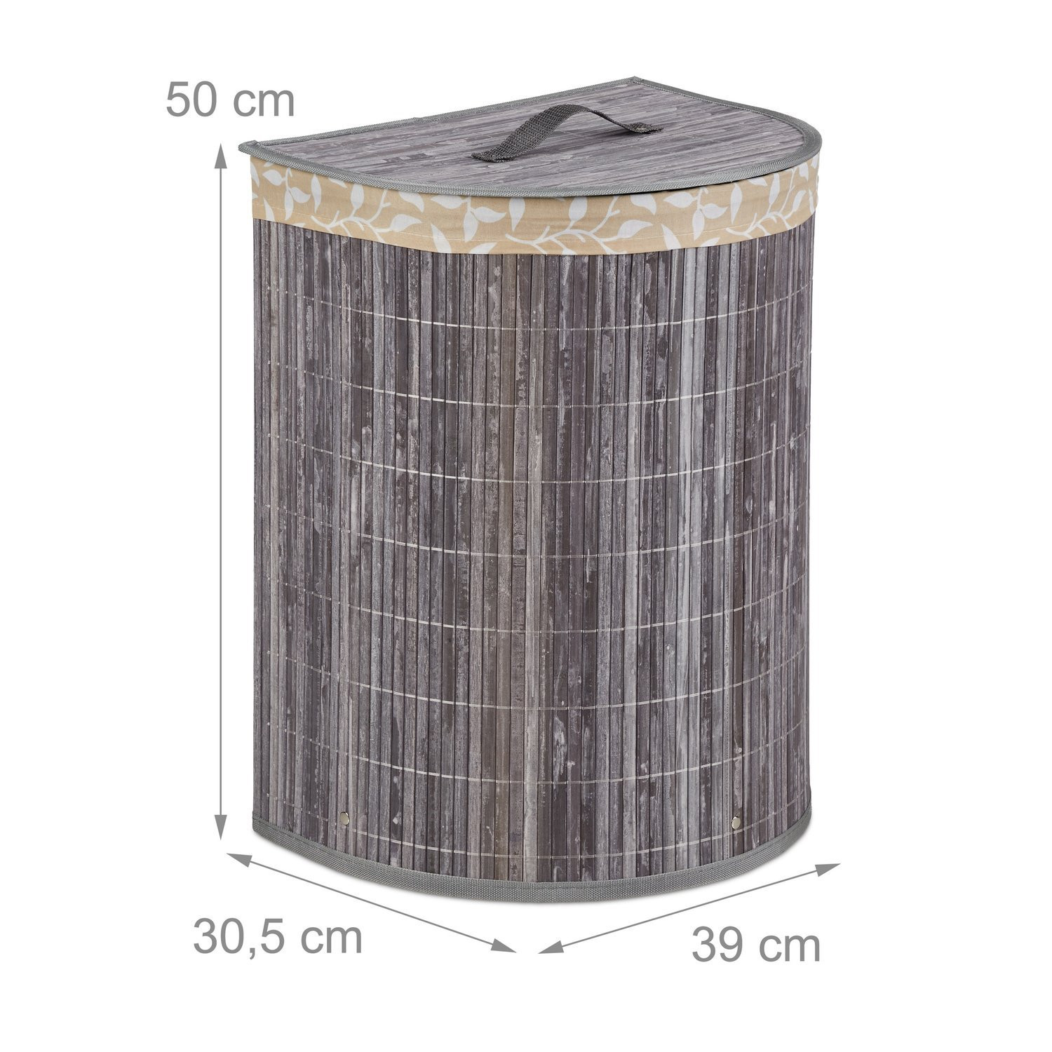 Oval laundry basket